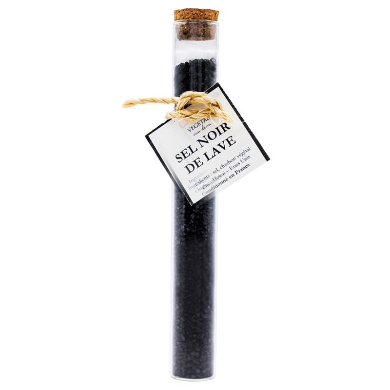 Sel Noir de Lave au Charbon actif - Sélection Excellence VEGETAL